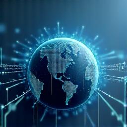 Globalt nettverk av dataforbindelser