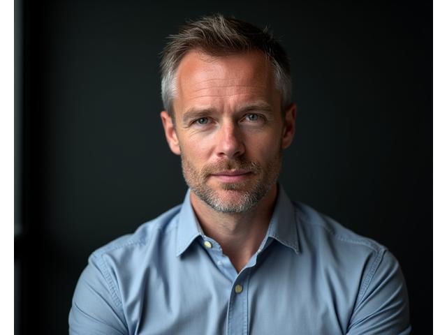 Portrett av Magnus Hansen, Sjefsanalytiker.