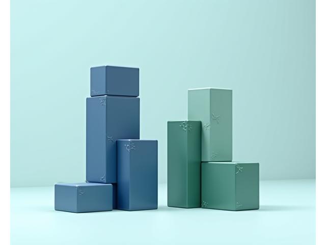 Visuell representasjon av en risikomatrise eller et balansepunkt, med en enkelt, stor søyle som symboliserer konsentrert formue, og mindre, flere søyler som symboliserer diversifisering.