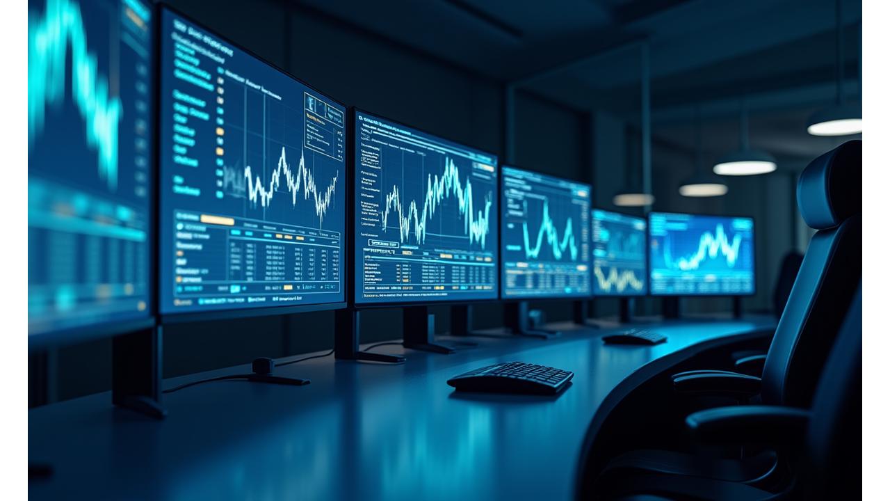 Dashboard med sanntidsdata for porteføljeovervåking og analyse